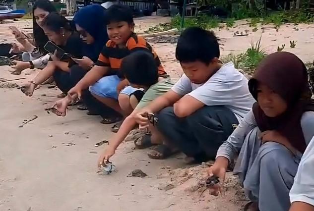 LPSDP Natuna Selamatkan Ratusan Telur Penyu dari Pencurian di Pulau Terluar Indonesia