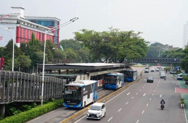 Halte Bundaran Senayan Kembali Beroperasi Pascaperbaikan, Transjakarta Jalankan Uji Coba Fungsional