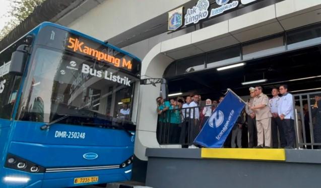 Gubernur Pramono Resmikan Halte Transjakarta Jaga Jakarta, Ganti Nama dari Senen Sentral