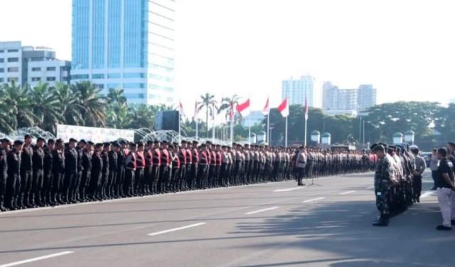 4.216 Personel Gabungan Dikerahkan Kawal Aksi Unjuk Rasa di Jakarta Pusat, Massa Diminta Tertib dan Damai