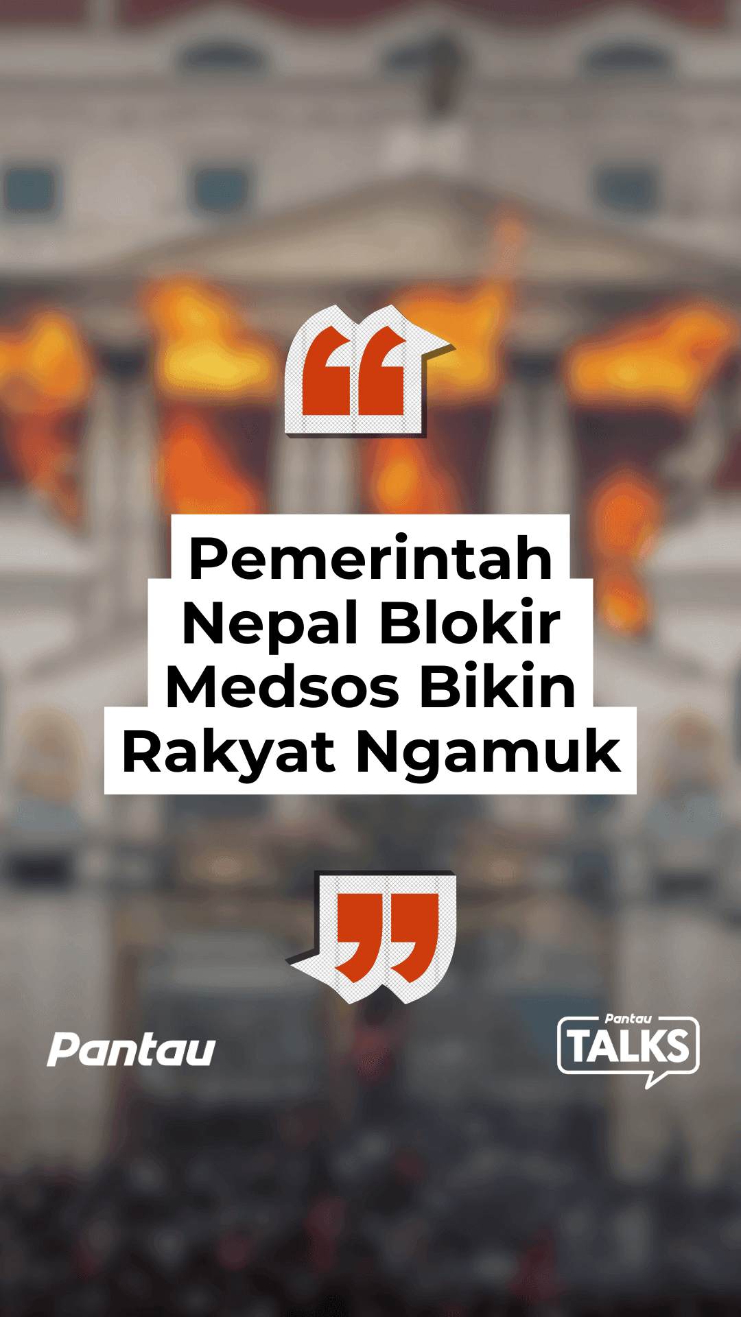 PEMERINTAH NEPAL BLOKIR MEDSOS BIKIN RAKYAT NGAMUK