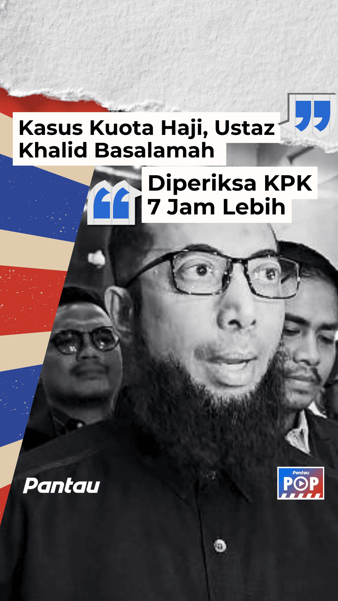 KASUS KUOTA HAJI, USTAZ KHALID BASALAMAH DIPERIKSA KPK 7 JAM LEBIH