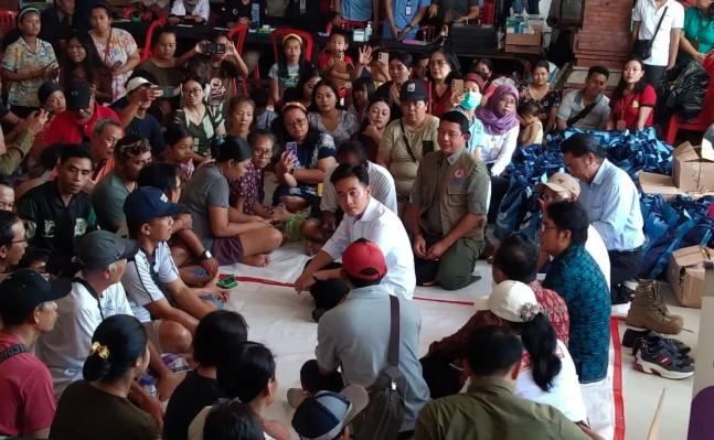 Kunjungi Pengungsi Banjir di Denpasar, Wapres Gibran Janjikan Bantuan Pemerintah dan Solusi Drainase