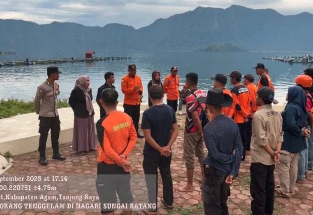 Nelayan Hilang di Danau Maninjau, Tim Gabungan Lanjutkan Pencarian dengan Penyelaman