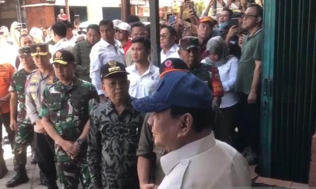 Tinjau Lokasi Banjir di Denpasar, Presiden Prabowo Kunjungi Rumah Warga dan Pasar Kumbasari