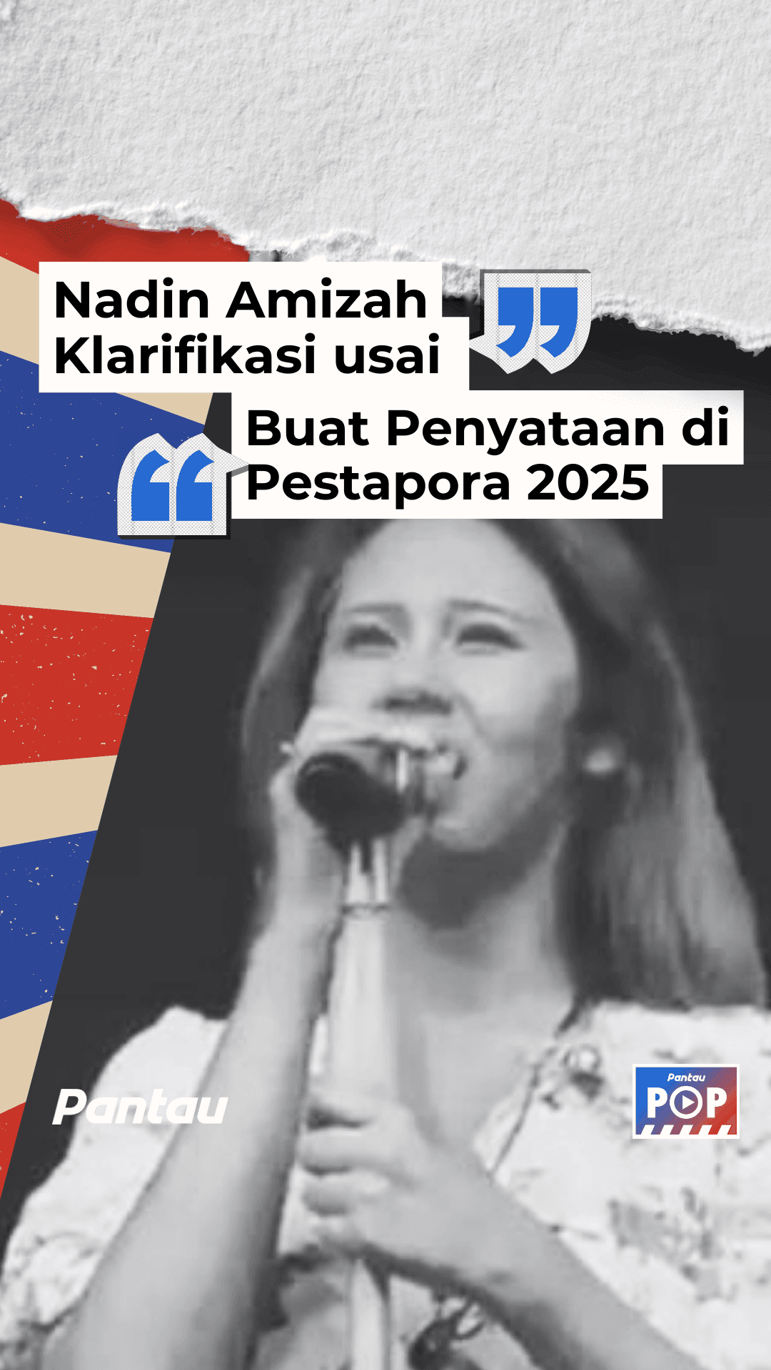 NADIN AMIZAH KLARIFIKASI USAI BUAT PERNYATAAN DI PESTAPORA 2025