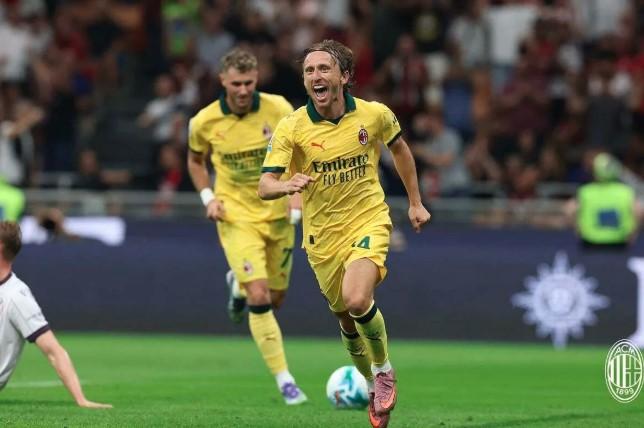 Luka Modric Jadi Penentu, AC Milan Kalahkan Bologna 1-0 dalam Laga Penuh Drama di San Siro