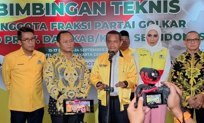 Bahlil Instruksikan Kader Golkar Jaga Sikap dan Serap Aspirasi Masyarakat