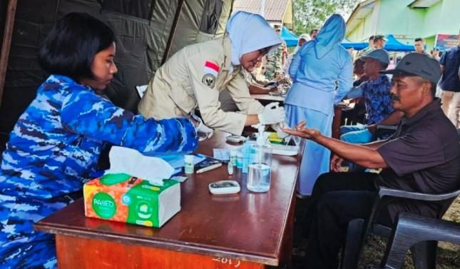 Sambut HUT ke-80, TNI AU Gelar Pemeriksaan Kesehatan Gratis di Natuna dan Libatkan Warga Tapau
