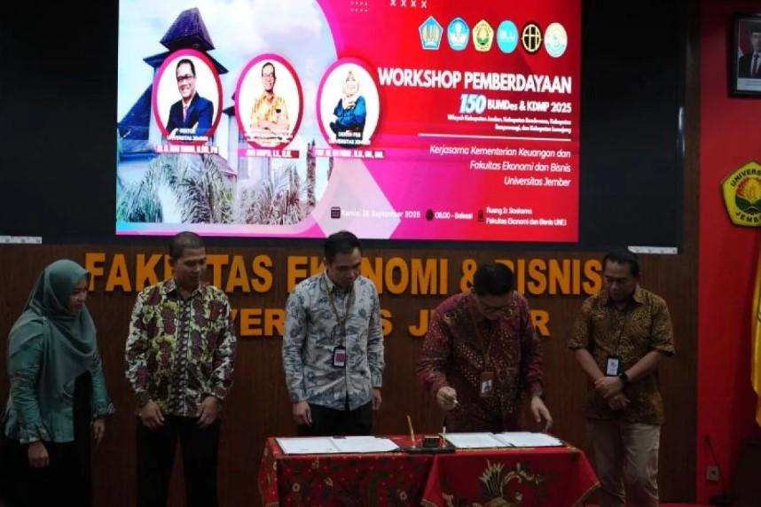 Kemenkeu Gandeng Universitas Jember untuk Perkuat 150 BUMDes dan Koperasi Desa Merah Putih