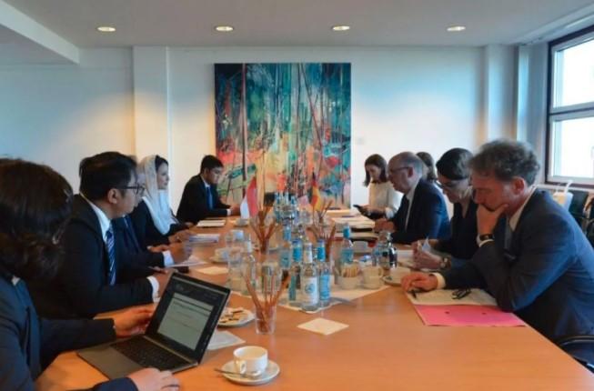 Wamendag Roro Bahas Ekspor UMKM dan Akselerasi I-EU CEPA dalam Pertemuan Bilateral dengan Jerman