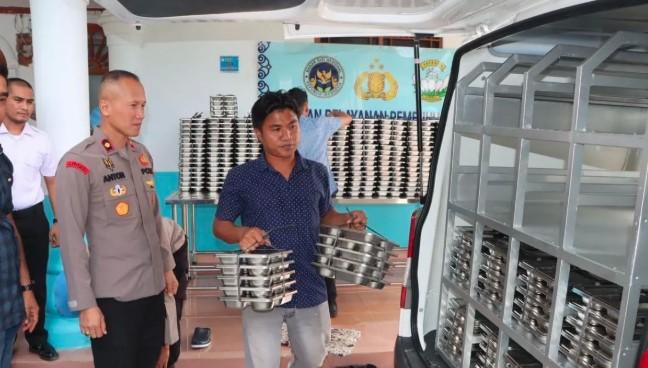 Polres Aceh Barat Luncurkan Program Makanan Bergizi Gratis untuk Ribuan Siswa