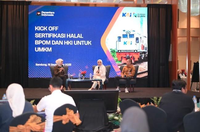 KAI Fasilitasi Sertifikasi UMKM untuk Perkuat Ekonomi Kerakyatan dan Pasar Global