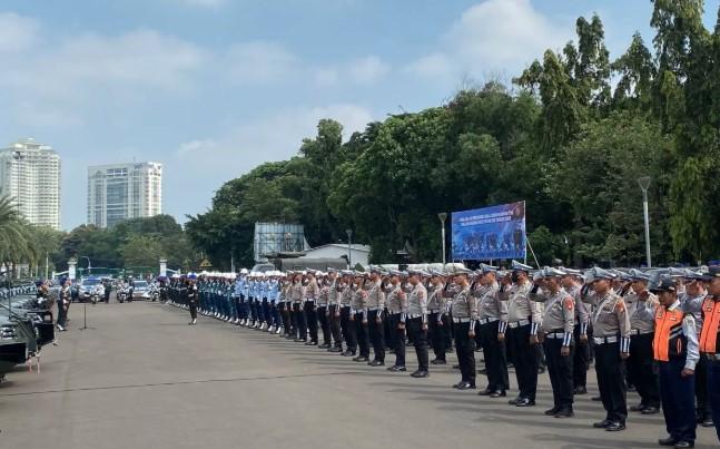 Jelang HUT ke-80 TNI, Danpuspom TNI Cek Kesiapan Lalu Lintas dan Parkir di Monas