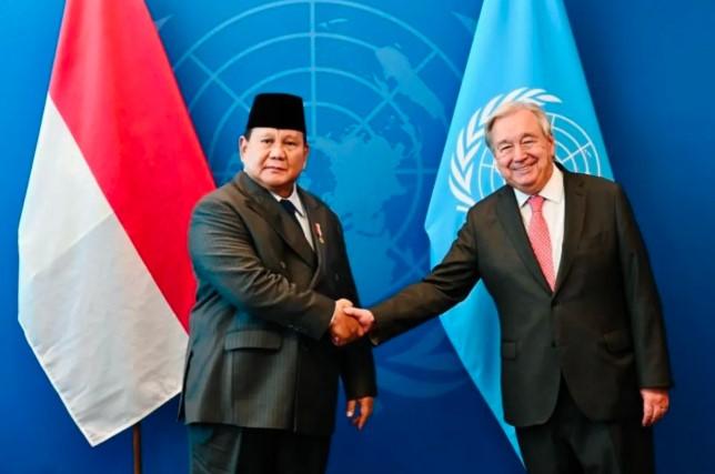 Presiden Prabowo Temui Sekjen PBB António Guterres, Tegaskan Dukungan Indonesia pada Solusi Dua Negara dan Misi Perdamaian di