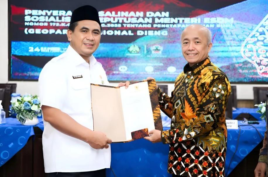 Dieng Resmi Jadi Geopark Nasional, Wakil Gubernur Jawa Tengah Dorong Pengembangan Potensi