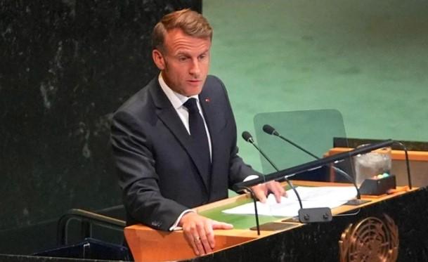 Di Sidang PBB, Macron Tegaskan Israel Tak Akan Aman Tanpa Perdamaian dan Desak Rusia Pilih Jalan Damai