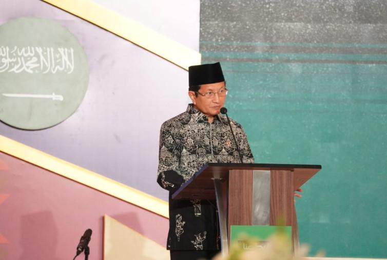 Menag Nasaruddin Umar Sampaikan Pesan Presiden Prabowo di Perayaan Hari Nasional Arab Saudi ke-95