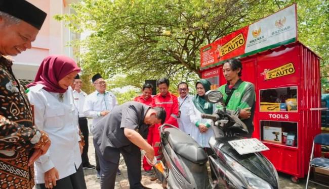 Baznas Dukung Mustahik Kulonprogo Lewat Program Bengkel Motor Z-Auto