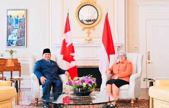 Presiden Prabowo Bertemu Gubernur Jenderal Kanada Bahas Penguatan Kerja Sama Bilateral