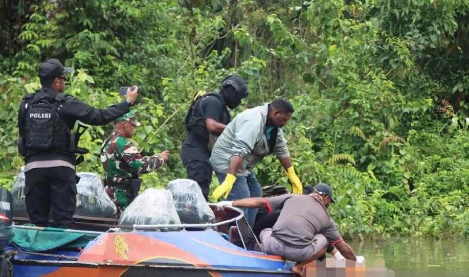Jenazah Korban Penembakan KKB di Asmat Ditemukan Mengambang di Sungai