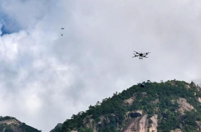 Kota Hefei dan Gunung Huangshan Manfaatkan Teknologi Drone untuk Revolusi Logistik di China