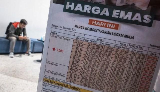 Harga Emas Antam Naik Rp4.000 per Gram, Buyback Tembus Rp2,022 Juta