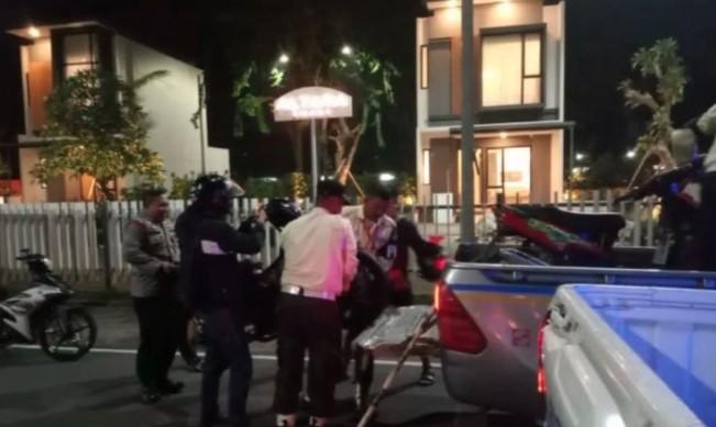 Polisi Bubarkan Balap Liar di Grand Wisata, Enam Motor Knalpot Brong Disita
