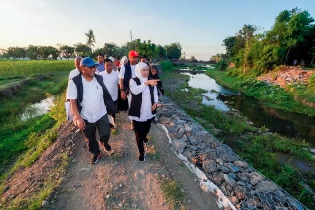 Jatim Bangun Tanggul Bronjong di Situbondo, Lindungi Ratusan Hektare Sawah dari Banjir