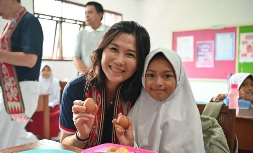 Wamen PPPA Veronica Tan Apresiasi Program 1 Hari 2 Telur untuk Cegah Stunting