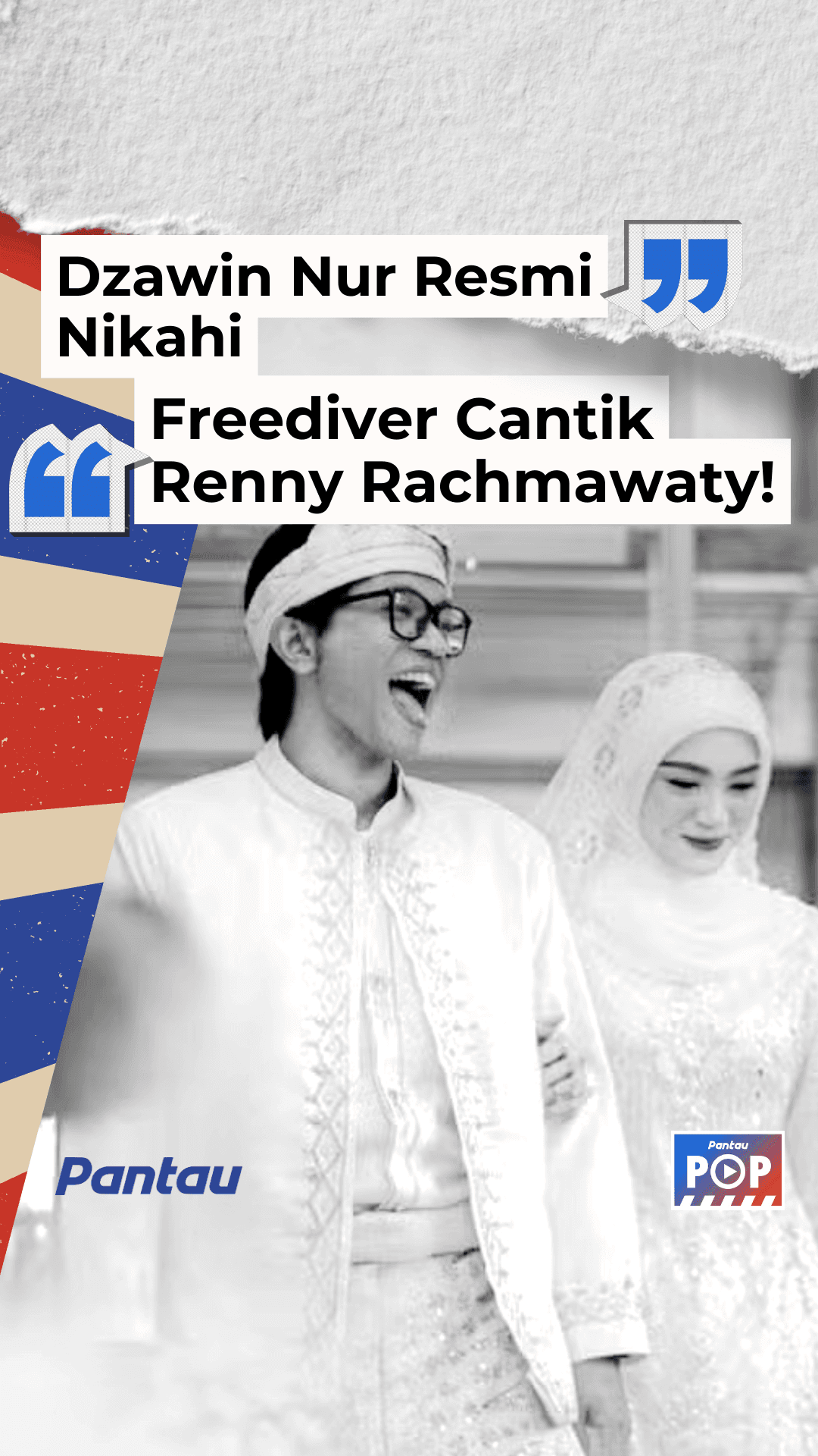DZAWIN NUR RESMI NIKAHI FREEDIVER CANTIK RENNY RACHMAWATY!