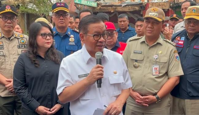 Gubernur DKI Apresiasi Damkar Selamatkan Warga dan Hewan dalam Kebakaran di Tamansari