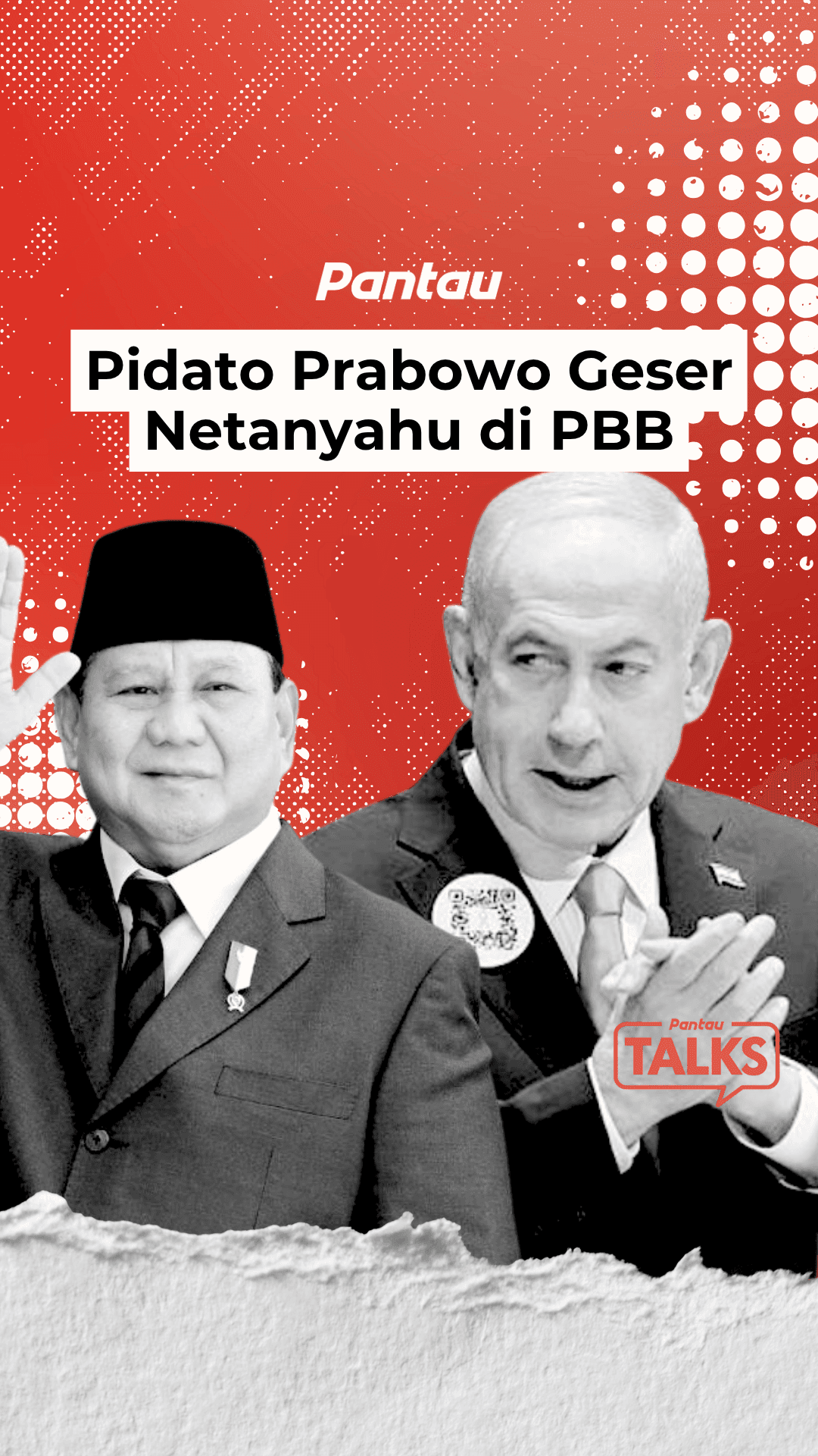 PIDATO PRABOWO GESER NETANYAHU DI PBB