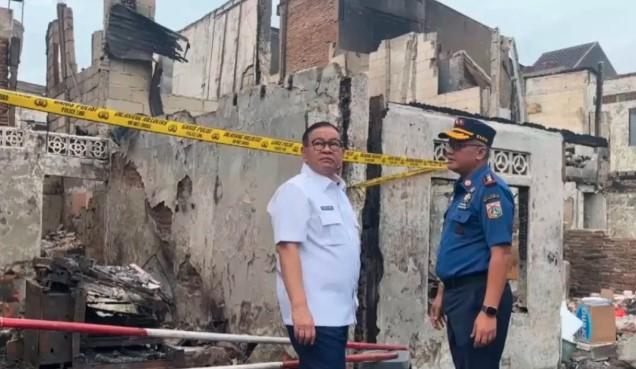 Gubernur Pramono Anung Minta Pemprov DKI Bantu Pemulihan Rumah Warga Terdampak Kebakaran di Tamansari