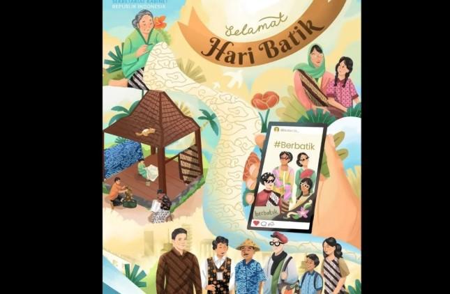 Warganet Usulkan Seskab Teddy Indra Wijaya Jadi Duta Batik Nasional, Konsisten Kenakan Batik di Berbagai Agenda