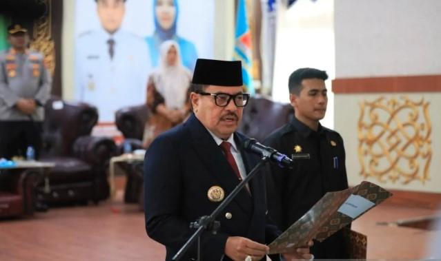 Bupati Nagan Raya Ingatkan Keuchik Waspadai Korupsi dan Sengketa Tanah dalam Pengelolaan Dana Desa