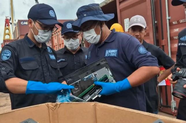 KLH Gagalkan Masuknya 73 Kontainer Limbah Elektronik Ilegal Asal AS, Tiga Perusahaan Terancam Sanksi Pidana