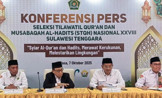STQH Nasional ke-28 Digelar di Kendari, Angkat Tema Kerukunan dan Pelestarian Lingkungan