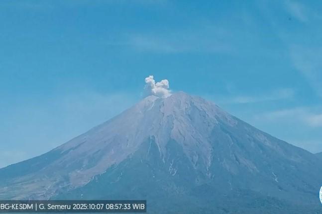 Gunung Semeru Meletus Enam Kali dalam Sehari, PVMBG Imbau Warga Jauhi Besuk Kobokan