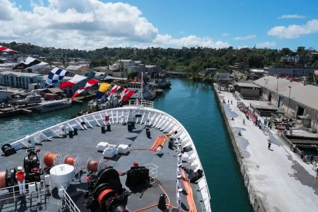 Kapal Rumah Sakit China Silk Road Ark Berikan Layanan Medis dan Perkuat Hubungan Bilateral di Fiji