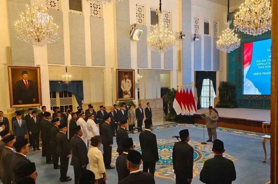 Prabowo Lantik Akhmad Wiyagus sebagai Wakil Menteri Dalam Negeri Kabinet Merah Putih