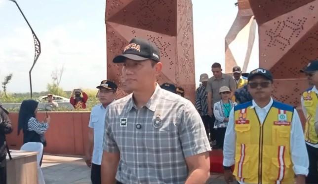 AHY Tinjau Jembatan Pandansimo Bantul, Siap Diresmikan Presiden Prabowo