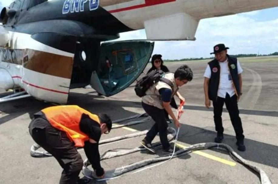 Sumsel Terima Tambahan Helikopter Water Bombing dari BNPB, Karhutla di OKI dan PALI Mulai Terkendali