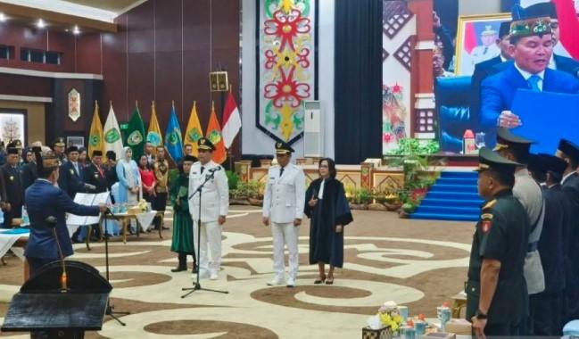 Shalahuddin–Felix Resmi Dilantik sebagai Bupati dan Wakil Bupati Barito Utara Usai PSU Kedua