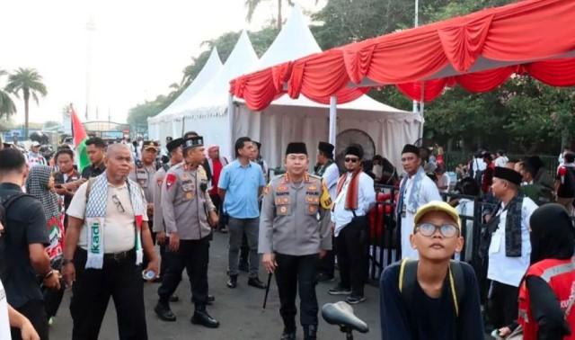 Polisi Kerahkan 1.722 Personel Kawal Aksi Bela Palestina di Patung Kuda