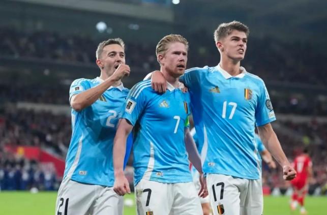Belgia Tumbangkan Wales 4-2, De Bruyne Cetak Dua Gol dan Kukuhkan Puncak Grup J