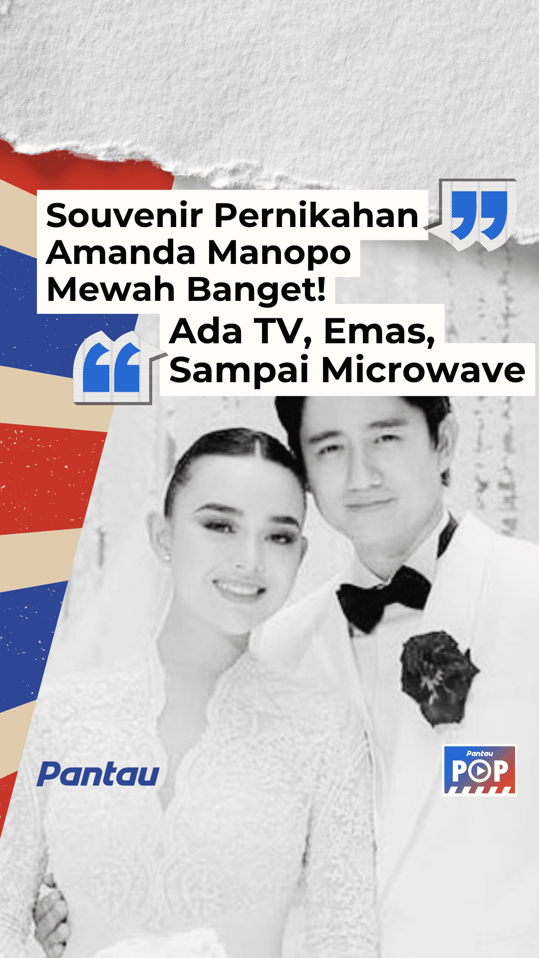 SOUVENIR PERNIKAHAN AMANDA MANOPO MEWAH BANGET, ADA TV, EMAS, SAMPAI MICROWAVE