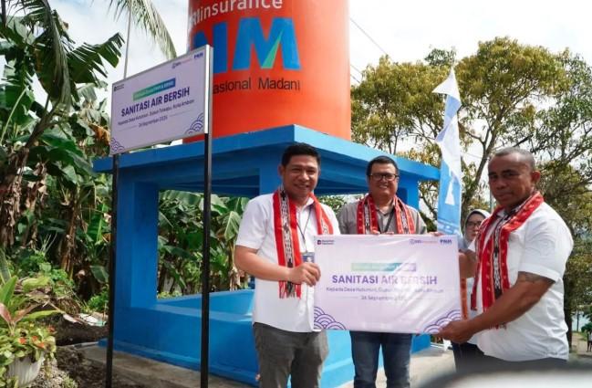 PNM dan BRI Insurance Bangun Fasilitas Air Bersih di Ambon, Dukung Kualitas Hidup Masyarakat Prasejahtera