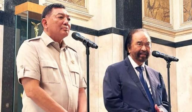 Menhan Sjafrie Terima Kunjungan Surya Paloh, Bahas Nasionalisme dan Stabilitas Pemerintahan