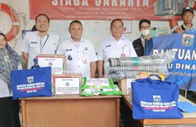 Kebakaran di Pademangan Tewaskan Empat Orang, Pemkot Jakarta Utara Salurkan Bantuan untuk Korban